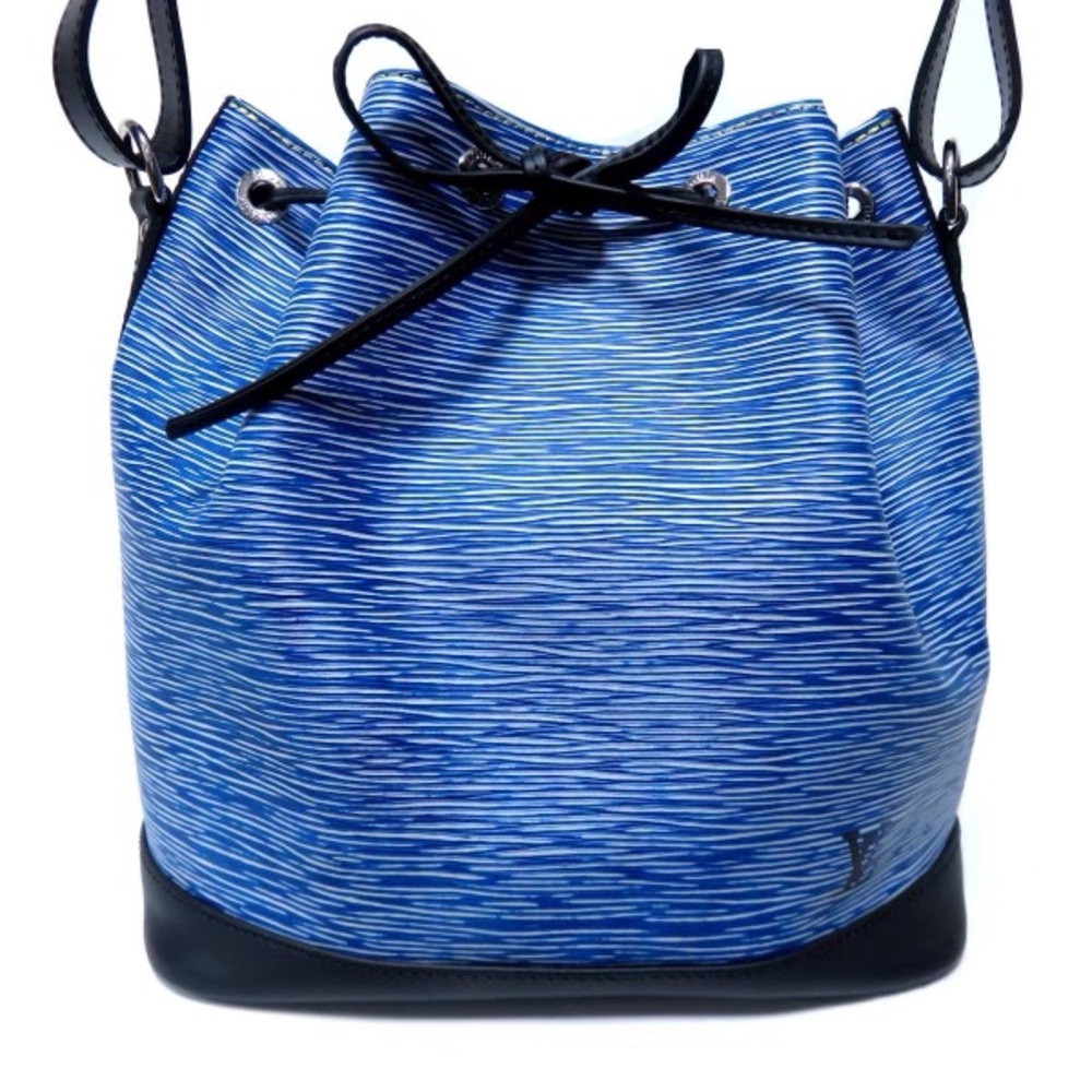 💎 ✨ LIKE NEW ✨💎 DENIM EPI LOUIS VUITTON noe BUCKET PULL STRING - Picture 3 of 16